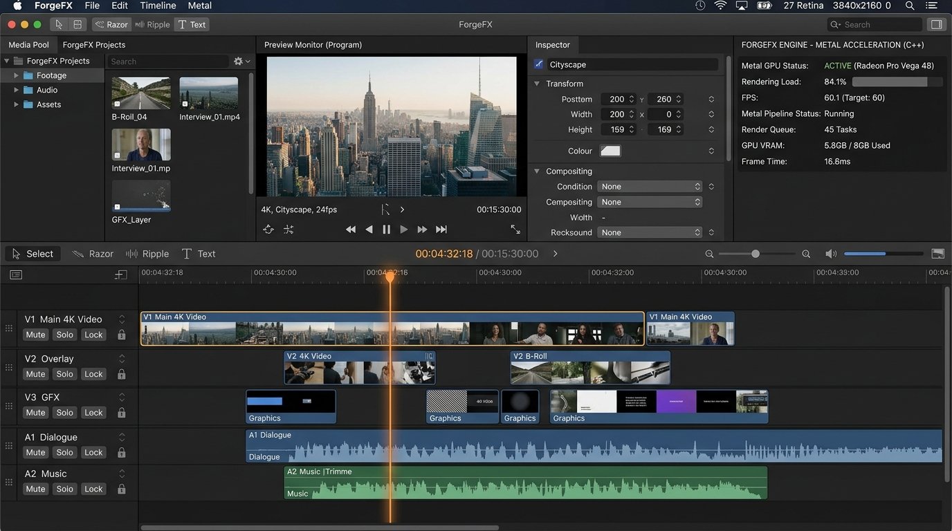 NoorCut Pro UI Showcase