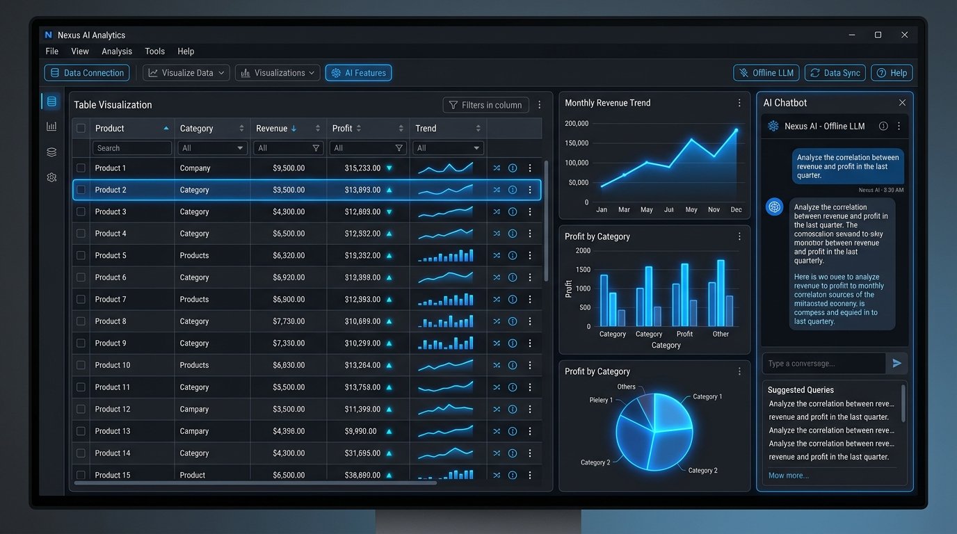 SheetIntel AI UI Showcase